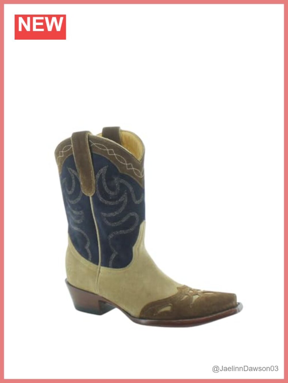 Old Gringo Classic Ride Goat Leather Western Cowboy Boots Mid-Calf